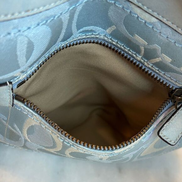 Coach Bag Purse Handbag Crossbody Y2K Optic Signature Canvas / Leather Duffel - Picture 16 of 16